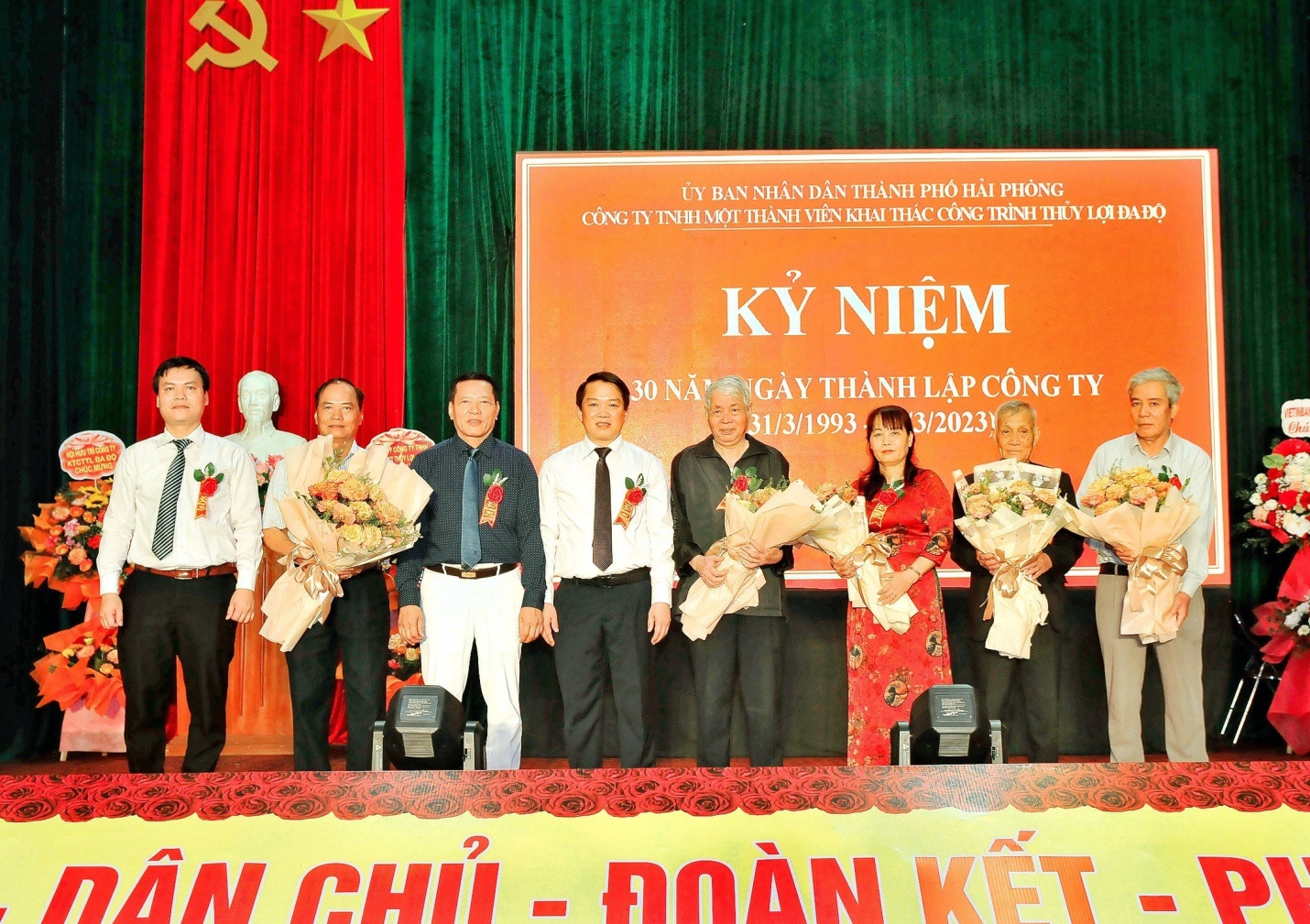 Nhiều cảm xúc tại Lễ kỷ niệm 30 năm Thành lập Công ty TNHH MTV Khai thác công trình thuỷ lợi Đa Độ (31/3/1993 – 31/3/2023)