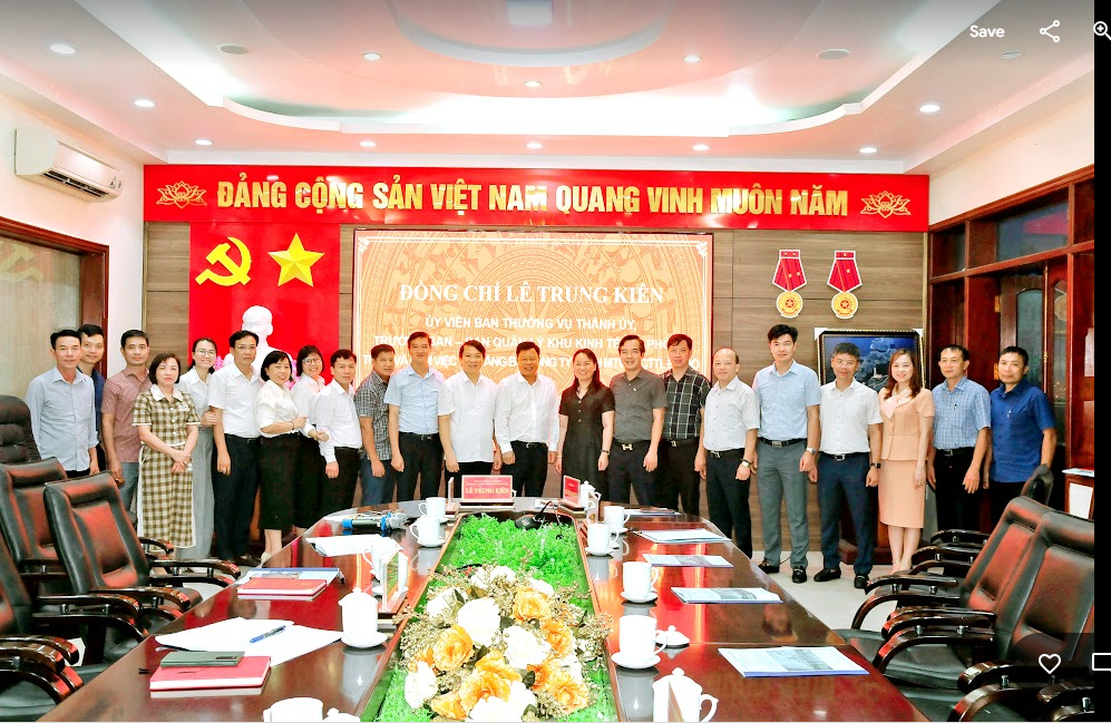 Đ/c Lê Trung Kiên – UV BTV Thành ủy, Trưởng Ban Quản lý Khu kinh tế Hải Phòng thăm, làm việc với Đảng bộ Công ty TNHH MTV KTCTTL Đa Độ